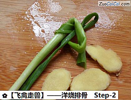 洋烧排骨做法第二步骤