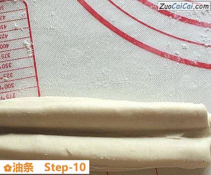 油条做法第十步骤