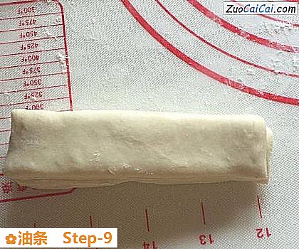 油条做法第九步骤