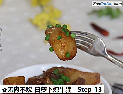 无肉不欢-白萝卜炖牛腩做法第十三步骤