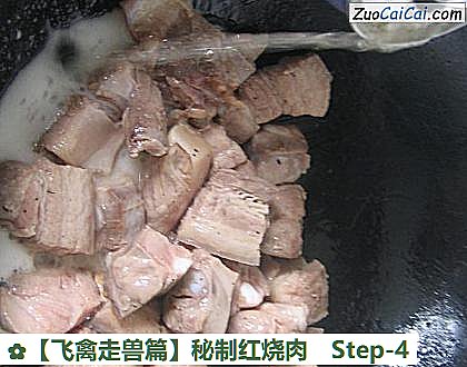 秘制红烧肉做法第四步骤