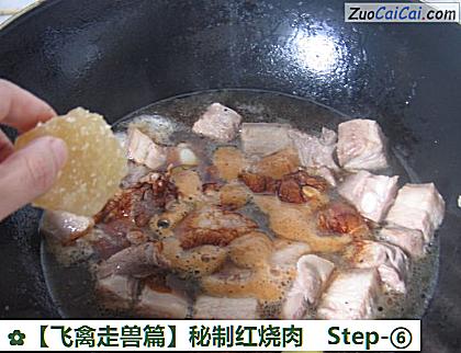 秘制红烧肉做法第六步骤
