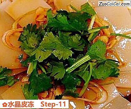 水晶皮冻做法第十一步骤