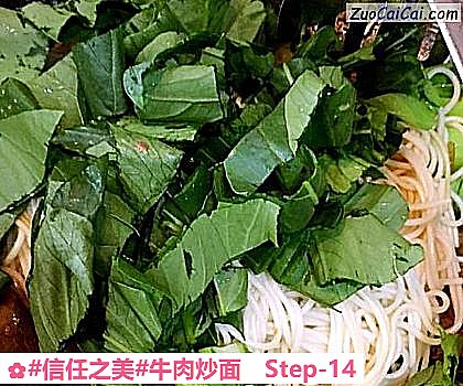 牛肉炒面做法第十四步骤