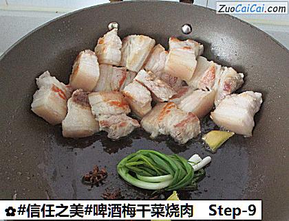 啤酒梅干菜烧肉做法第九步骤