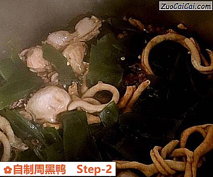 自制周黑鸭做法第二步骤