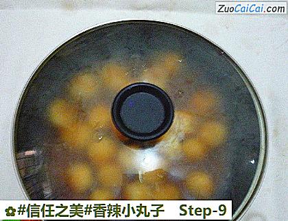 香辣小丸子做法第九步骤