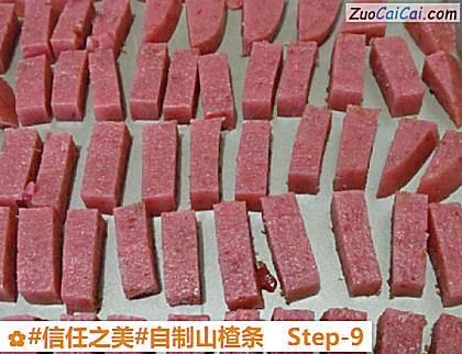 自制山楂条做法第九步骤