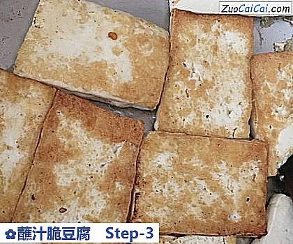 蘸汁脆豆腐做法第三步骤