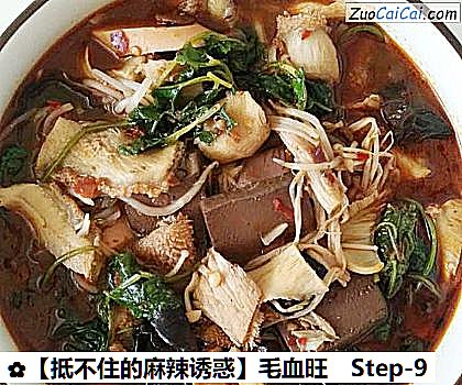 毛血旺做法第九步骤