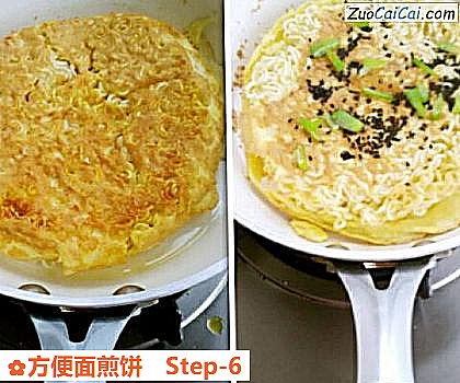 方便面煎饼做法第六步骤