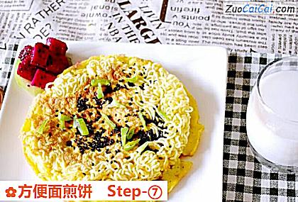 方便面煎饼做法第七步骤