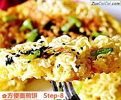 方便面煎饼做法第八步骤