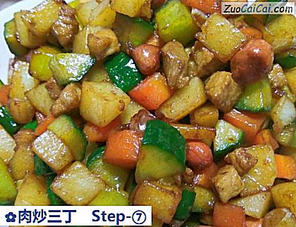 肉炒三丁做法第七步骤
