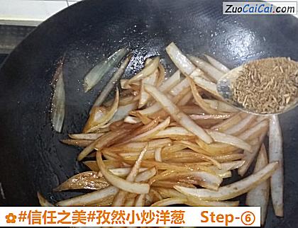 孜然小炒洋葱做法第六步骤