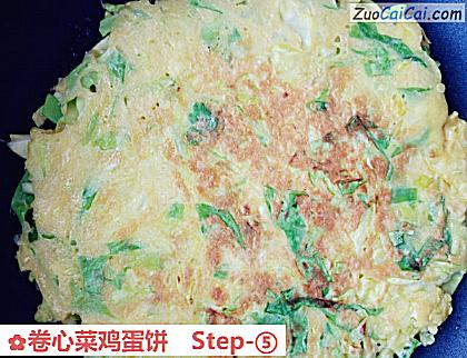 卷心菜鸡蛋饼做法第五步骤