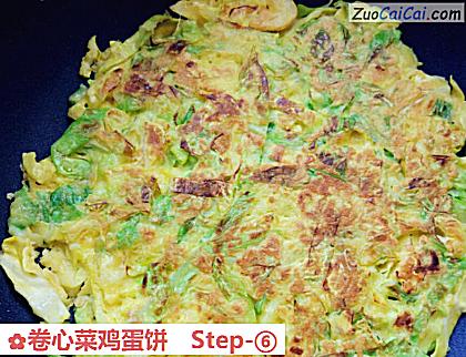 卷心菜鸡蛋饼做法第六步骤