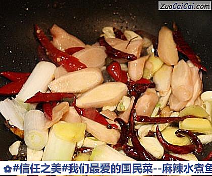 麻辣水煮鱼做法第十步骤