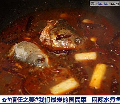 麻辣水煮鱼做法第十三步骤