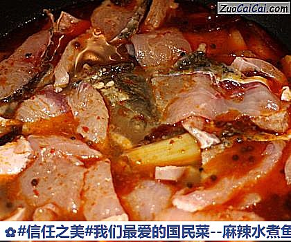 麻辣水煮鱼做法第十四步骤