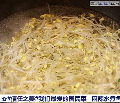 麻辣水煮鱼做法第七步骤