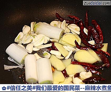 麻辣水煮鱼做法第九步骤