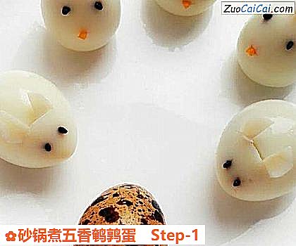 砂锅煮五香鹌鹑蛋做法第一步骤