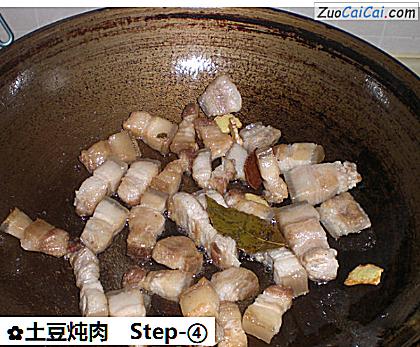 土豆炖肉做法第四步骤