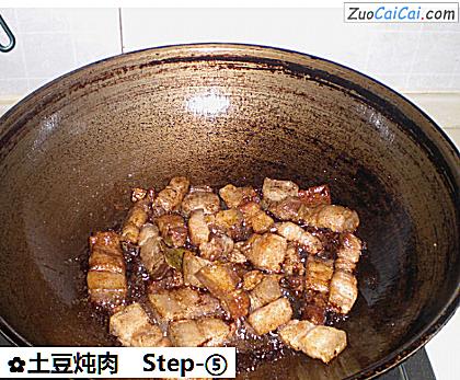 土豆炖肉做法第五步骤