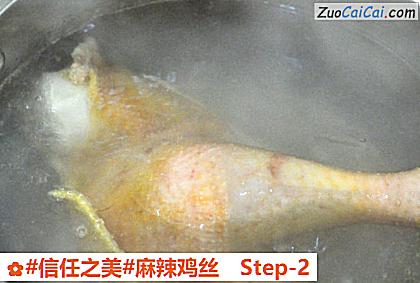 麻辣鸡丝做法第二步骤