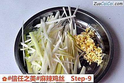 麻辣鸡丝做法第九步骤