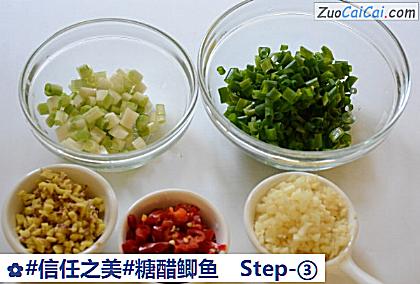 糖醋鲫鱼做法第三步骤