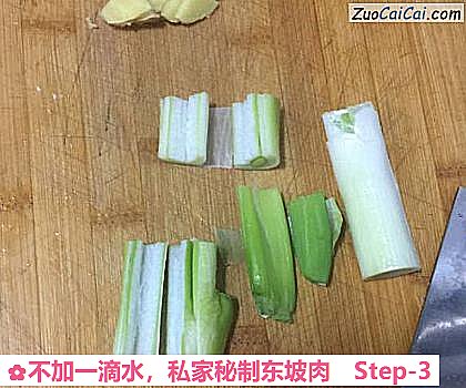 不加一滴水,私家秘制东坡肉做法第三步骤