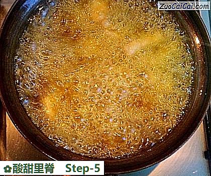 酸甜里脊做法第五步骤