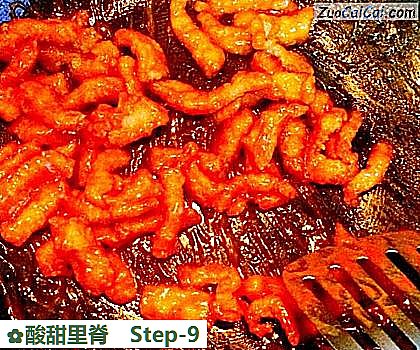 酸甜里脊做法第九步骤