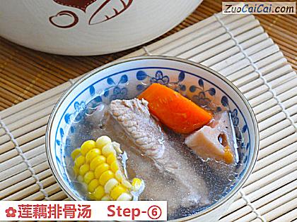 莲藕排骨汤做法第六步骤