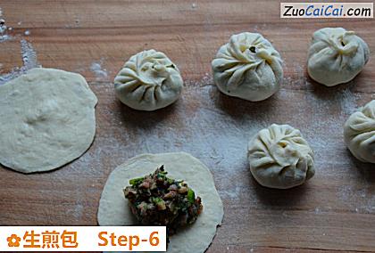 生煎包做法第六步骤