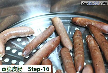 脆皮肠做法第十六步骤