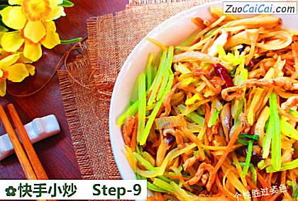 快手小炒做法第九步骤