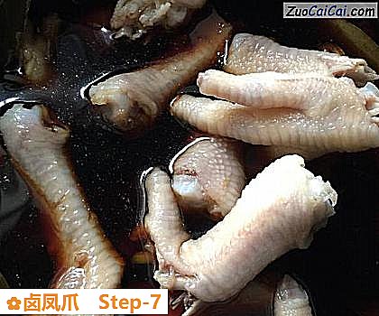 卤凤爪做法第七步骤