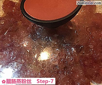 腊肠蒸粉丝做法第七步骤