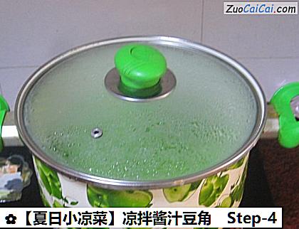 凉拌酱汁豆角做法第四步骤