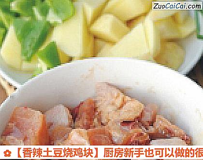 香辣土豆烧鸡块做法第二步骤
