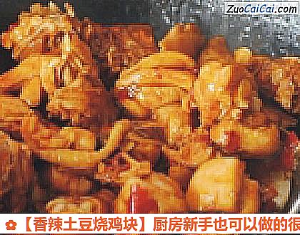 香辣土豆烧鸡块做法第五步骤