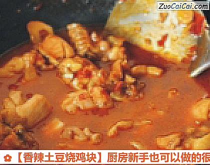 香辣土豆烧鸡块做法第六步骤