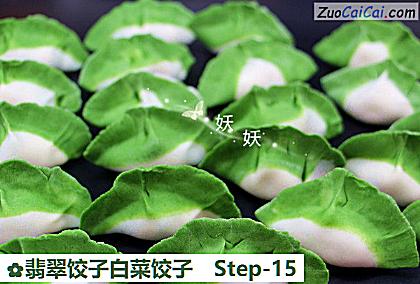 翡翠饺子白菜饺子做法第十五步骤
