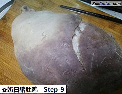 奶白猪肚鸡做法第九步骤