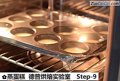 蒸蛋糕德普烘焙实验室做法第九步骤