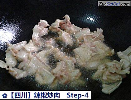 辣椒炒肉做法第四步骤