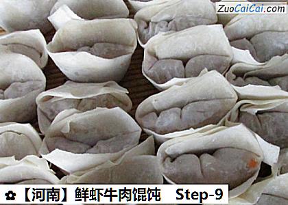 鲜虾牛肉馄饨做法第九步骤